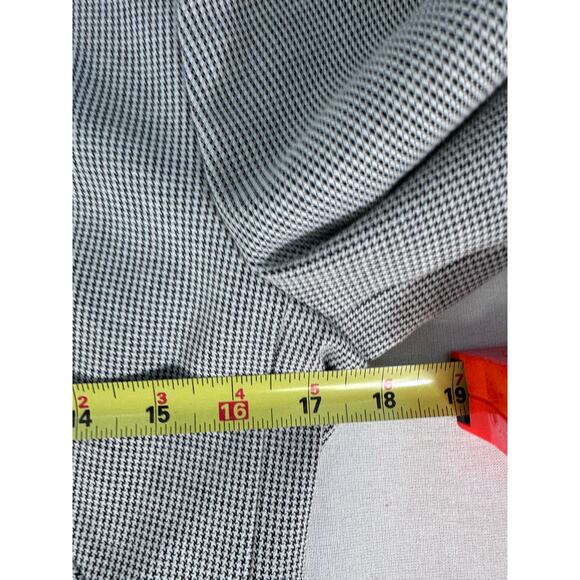 HUGO by Hugo Boss Womens sz 6 Jekalana Houndstooth Blazer Double Zip Modern Chic - Picture 5 of 12